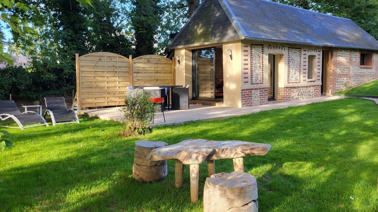Maison En Normandie "La Herissonnerie" Saint-Eustache-la-Foret エクステリア 写真