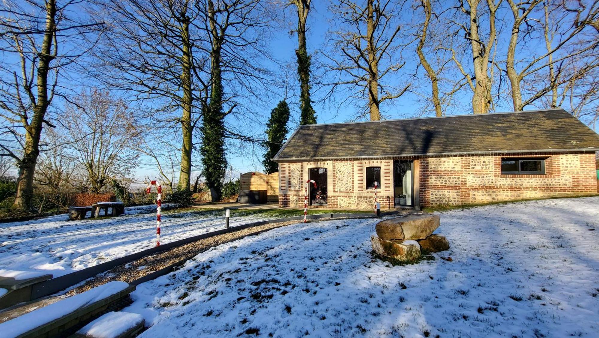 Maison En Normandie "La Herissonnerie" Saint-Eustache-la-Foret エクステリア 写真